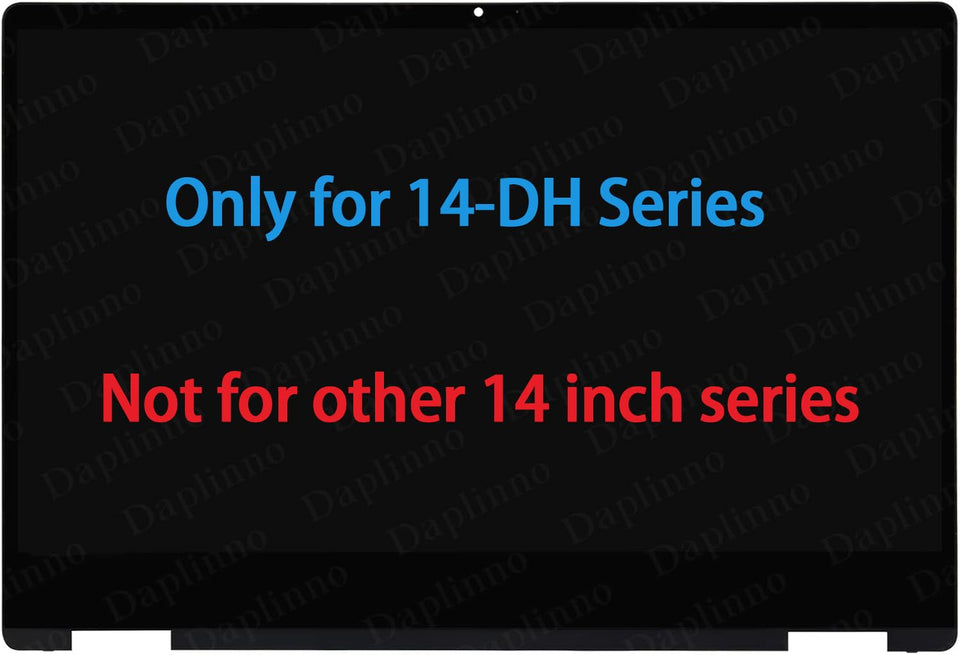 daplinno L51119-001 14-inch LCD display assembly for HP Pavilion x360 with seamless fit