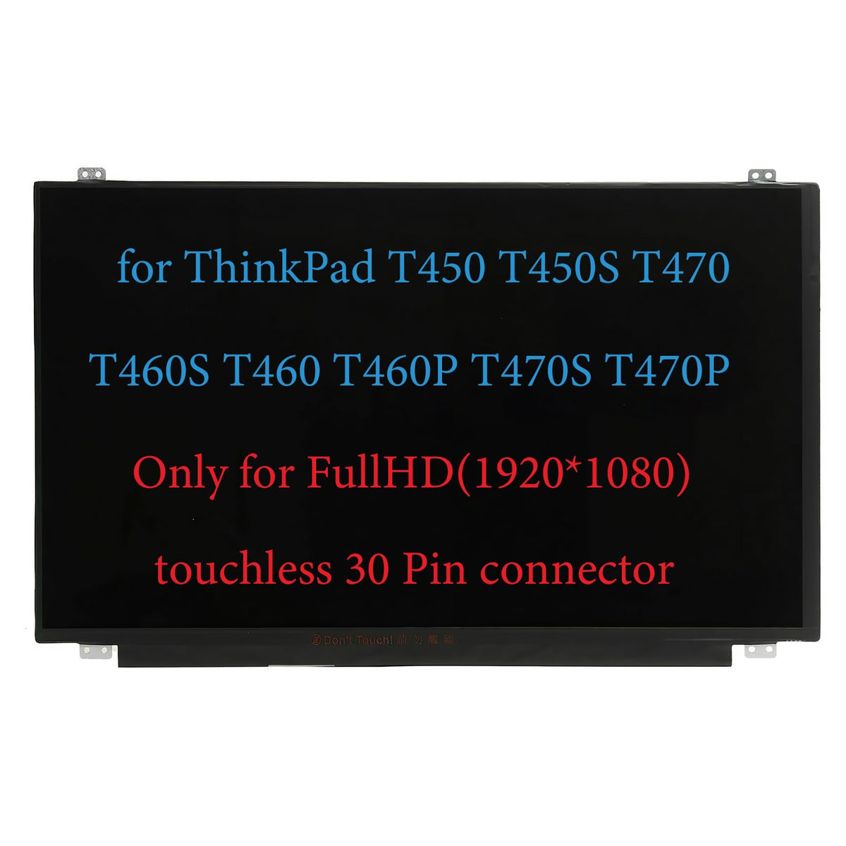 Daplinno ThinkPad screen front view for 14-inch FullHD replacement with crisp visuals