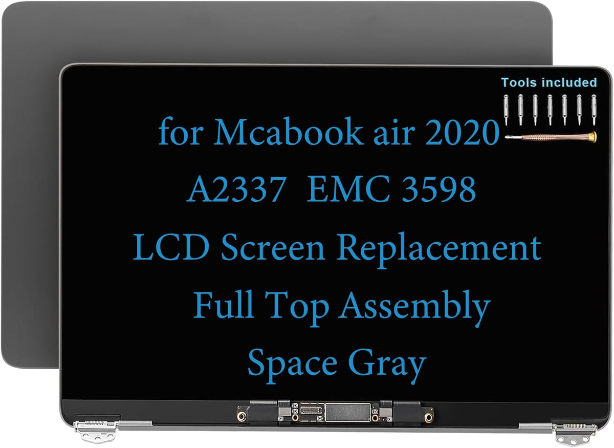 Daplinno MacBook Air M1 13.3-inch screen assembly in Space Gray for replacement.