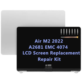 Daplinno MacBook Air M2 13.6-inch screen assembly in silver for a crisp display.