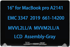 Daplinno MacBook Pro 16-inch LCD assembly in space gray for crisp visuals