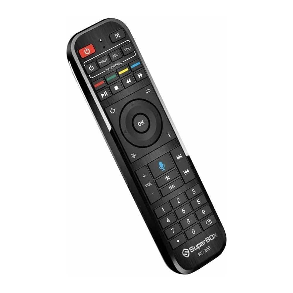 Dapticbox RC-200 front view showing buttons and voice key for easy control