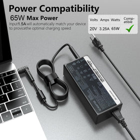 DAPTLA barrel connector close-up for easy Lenovo compatibility.