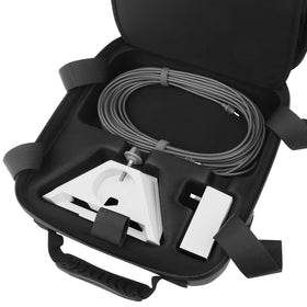 Daqa open case interior showing organized compartments for accessories