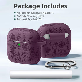 DaQin AirPods 4 case carabiner clip attachment for easy carry.