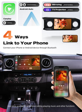 Dasaita 5G WiFi connectivity enables HD streaming on road trips.
