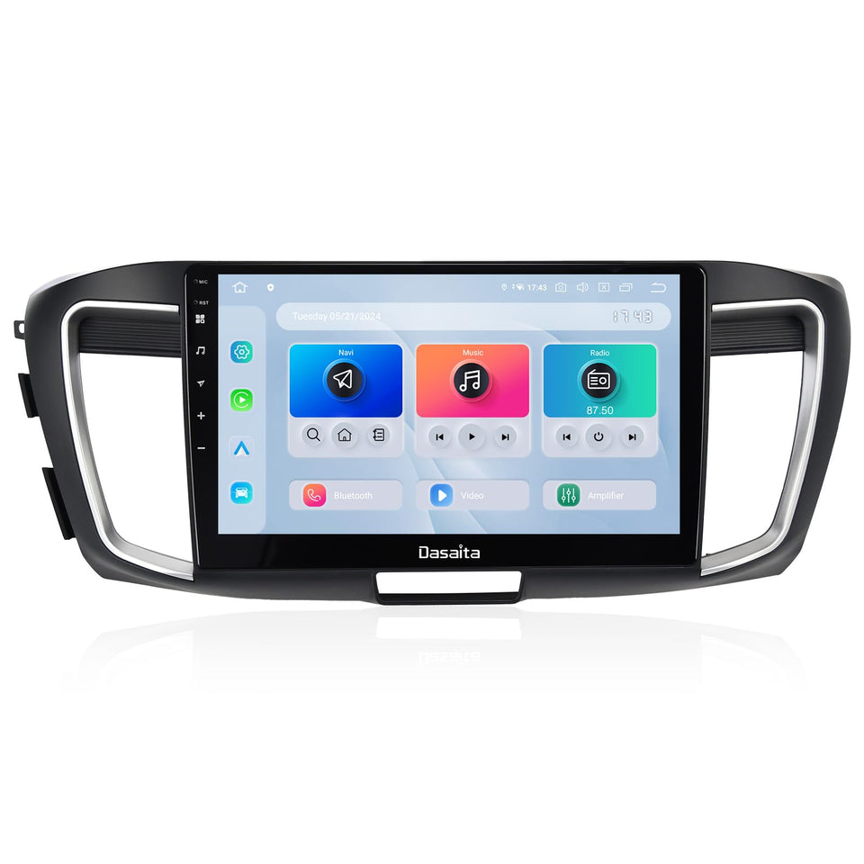 Dasaita head unit fits Honda Accord dashboard for a seamless upgrade.