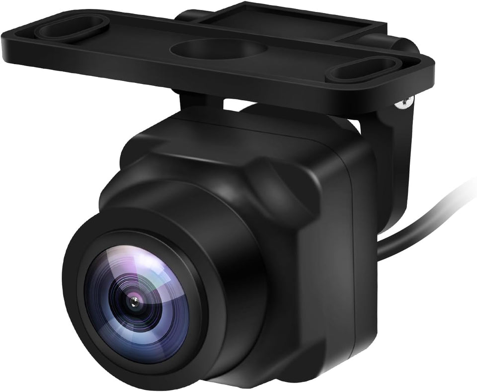 dasaita front view mounted on bumper showing wider visibility benefit