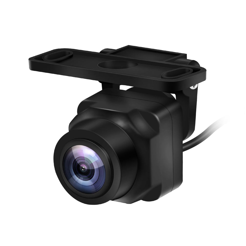 dasaita front view mounted on vehicle shows wide-angle safety