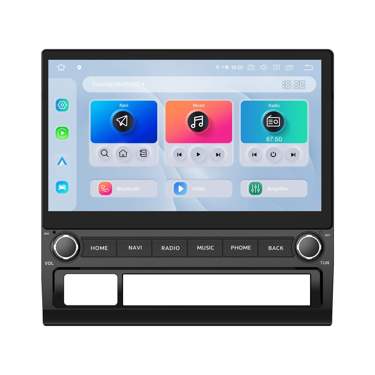 Dasaita Tacoma 10.2 inch screen for clear navigation and media.