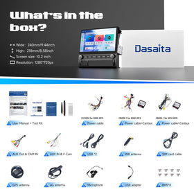 Dasaita Tacoma plug-and-play kit preserves OEM controls and ports.