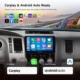 Dasaita premium sound offers balanced audio with adjustable delay in Toyota Tundra.