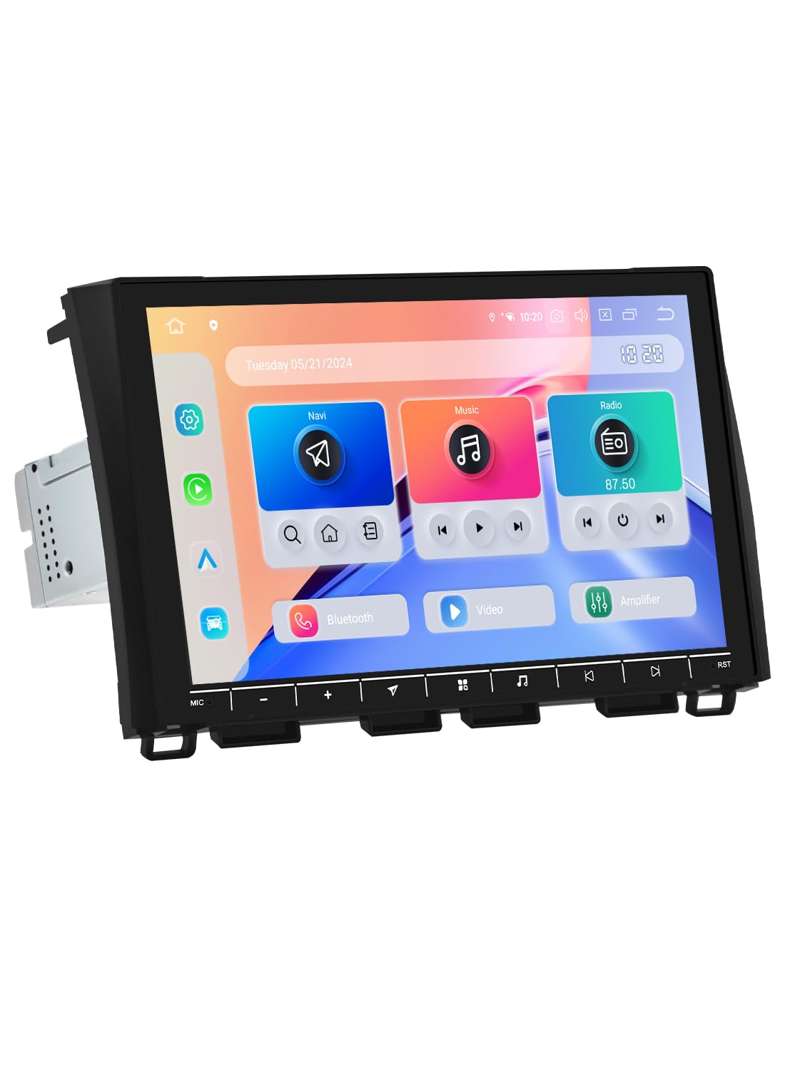 Dasaita Toyota Tundra Android head unit installed for seamless factory control integration.