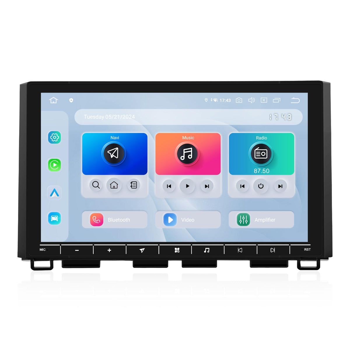 Dasaita Tundra head unit with 10.2 inch QLED display for crisp visuals