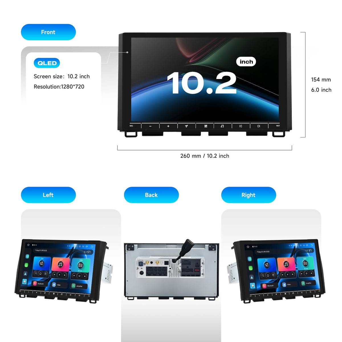 Dasaita UI split screen enables multitasking while driving
