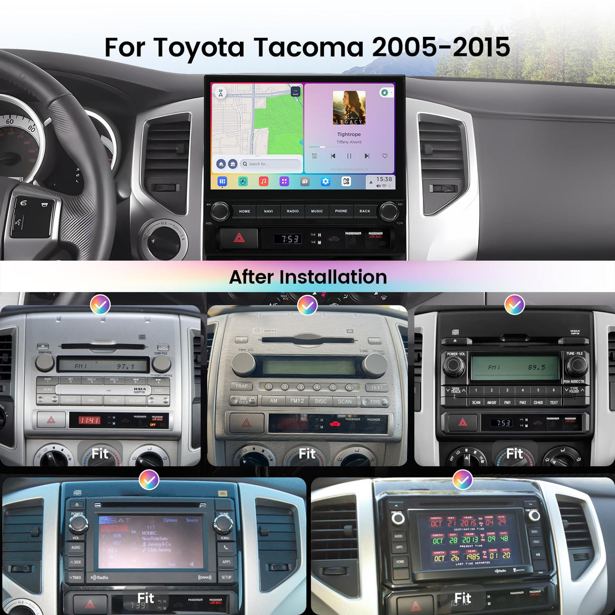 Dasaita Vivid wireless CarPlay enables cable-free phone integration