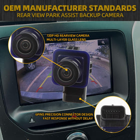 Dasbecan HD backup camera for Ford Explorer delivers sharp visibility day and night