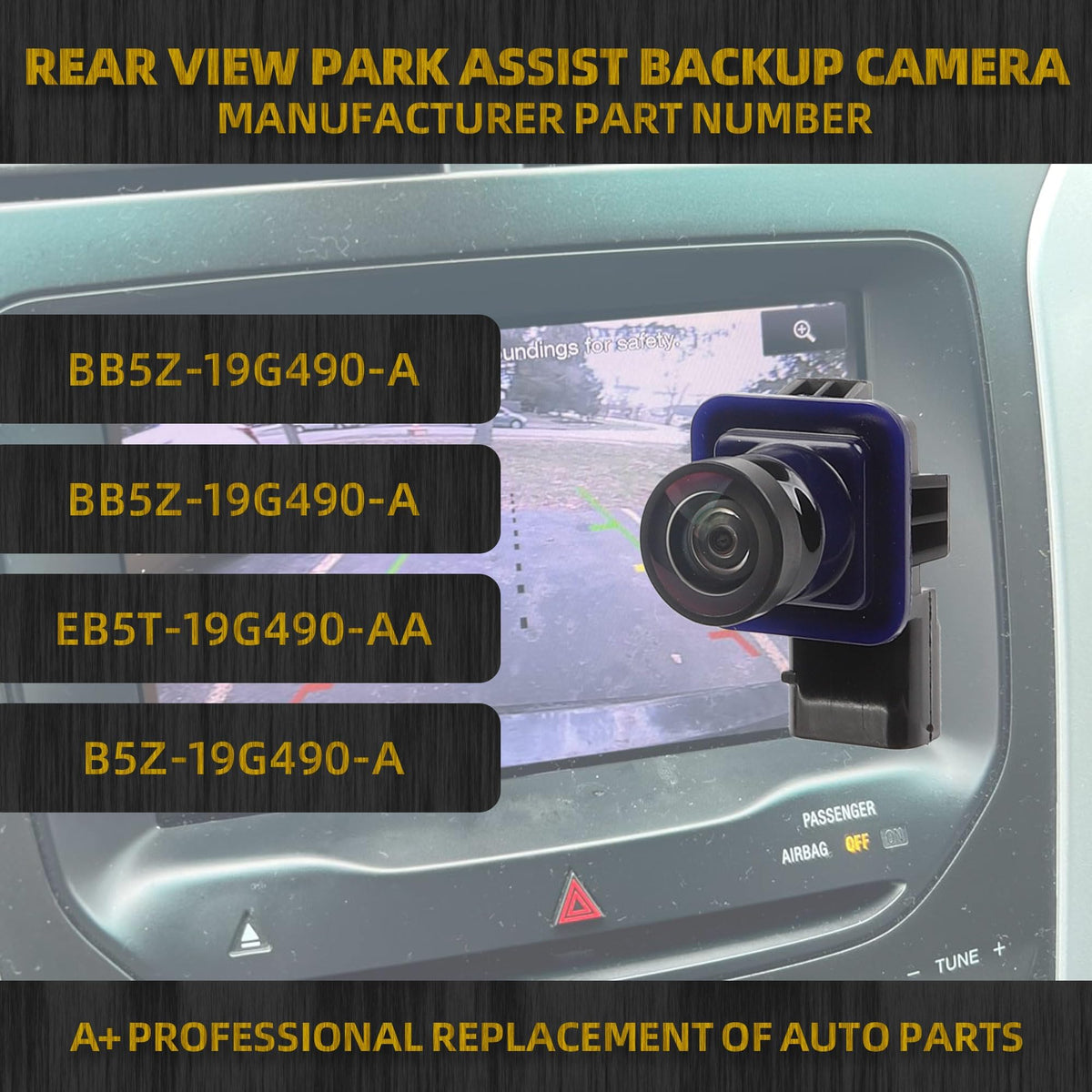 Dasbecan backup camera rear view for Ford Explorer aids safe reversing