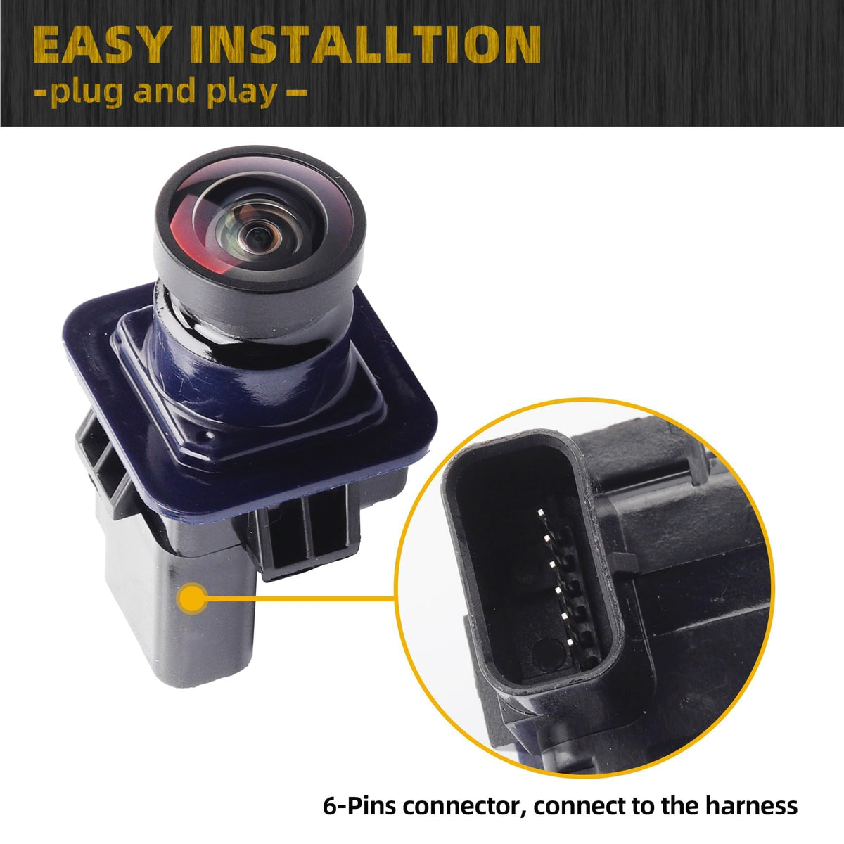 Dasbecan backup camera replaces EL3Z-19G490-D part for multiple models