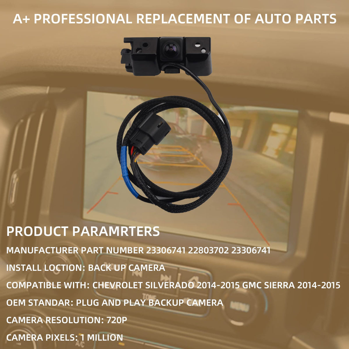 Dasbecan plug-and-play installation simplifies mounting with OEM-style connectors.