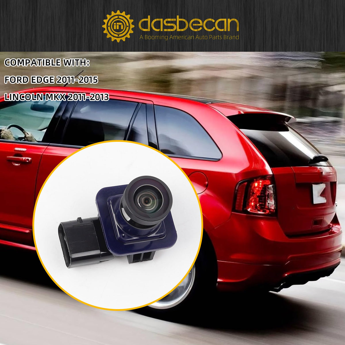 Durable Dasbecan camera housing built for daily driving and weather exposure.