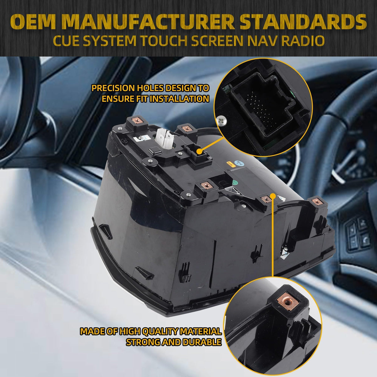 Dasbecan CUE system replacement supports 2013-2020 Cadillac models.