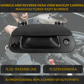 Dasbecan backup camera integrated in tailgate handle for Ford F-Series (1999-2007) safety