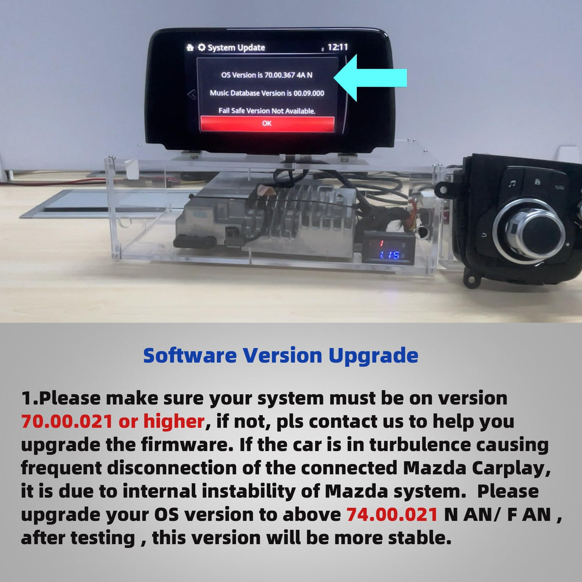 TK78 wired CarPlay and Android Auto switching while maintaining original controls