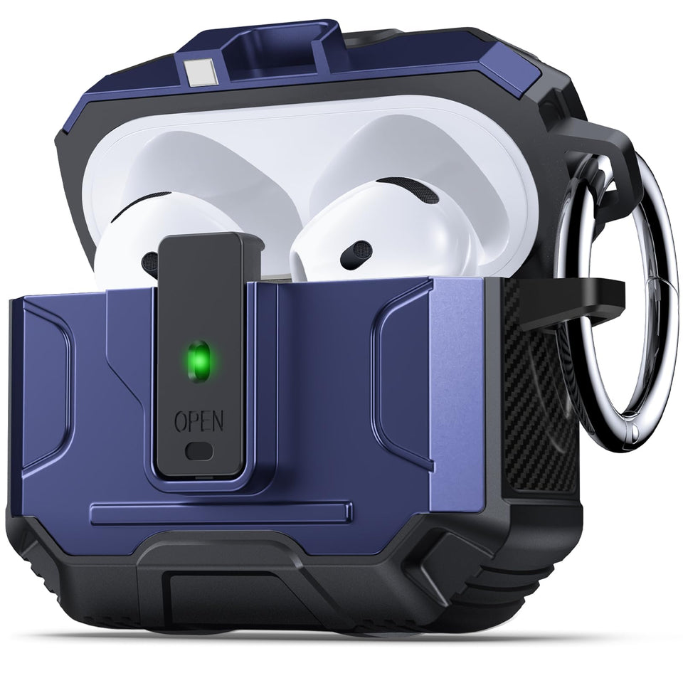 DASFOND Armor AirPods 4 case with full-body shockproof protection for daily use.