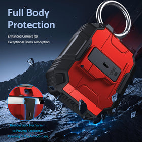 DASFOND Armor Cover AirPods 3 side view with rugged corners.