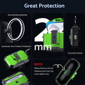 DASFOND Armor AirPods 4 case with dust cap keeps port clean.