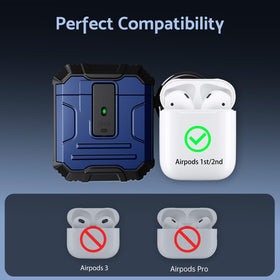 DASFOND AirPods case includes a carabiner for portable outdoor use