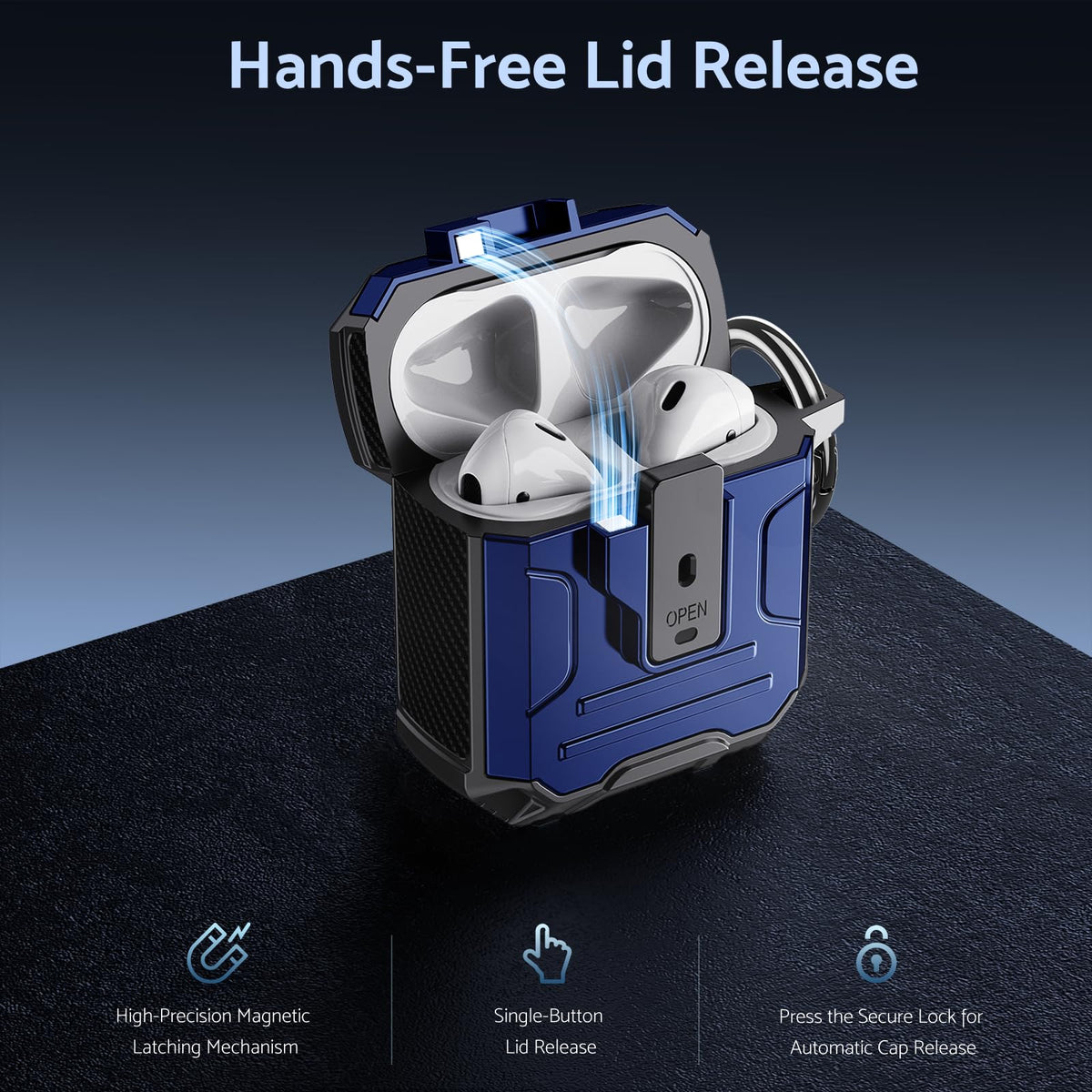 DASFOND Armor case thickened corners absorb impact from accidental drops