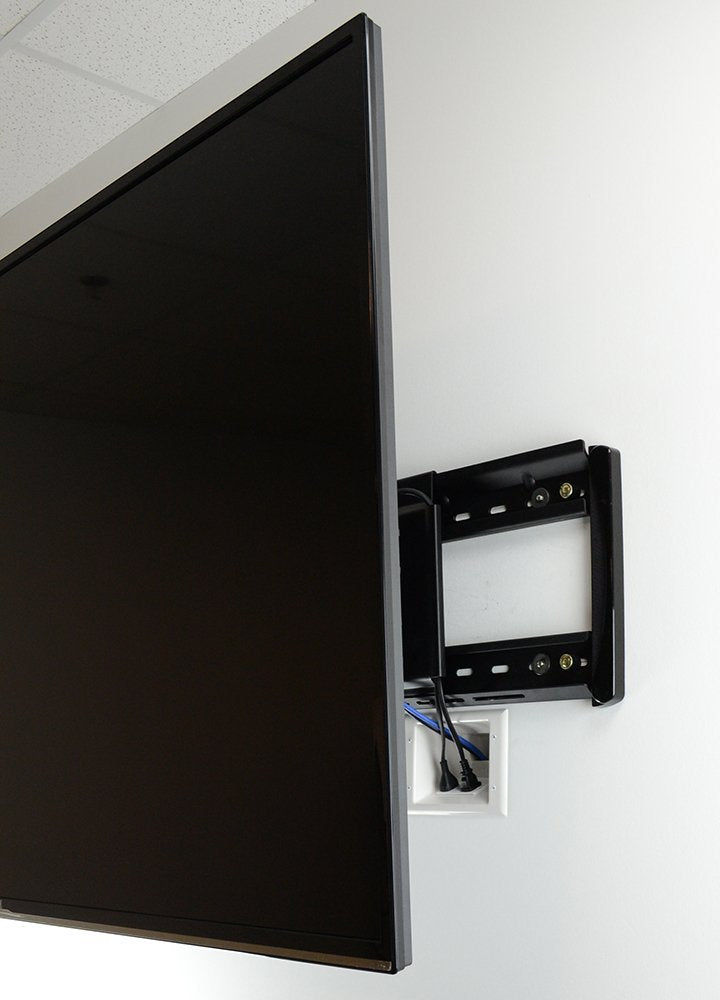 DATA COMM side view revealing recessed depth and safer cable clearance benefit