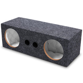 Datanly 6.5-inch car audio enclosure with dual-port design for fuller bass.