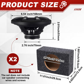 Datanly speaker boxes enclosure boosts bass for a tidy setup.