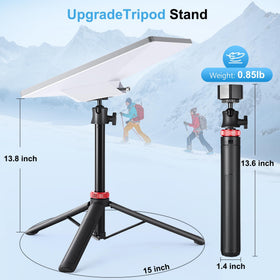 Datop lightweight Starlink Mini Mount easy to carry on trips.