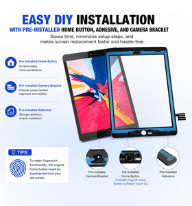 Datton iPad 9th gen camera bracket supports secure fit.