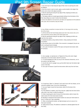 Datton iPad 9th gen DIY repair kit included for easy repairs.