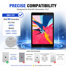 Datton iPad 9th gen home button preinstalled for quick setup.