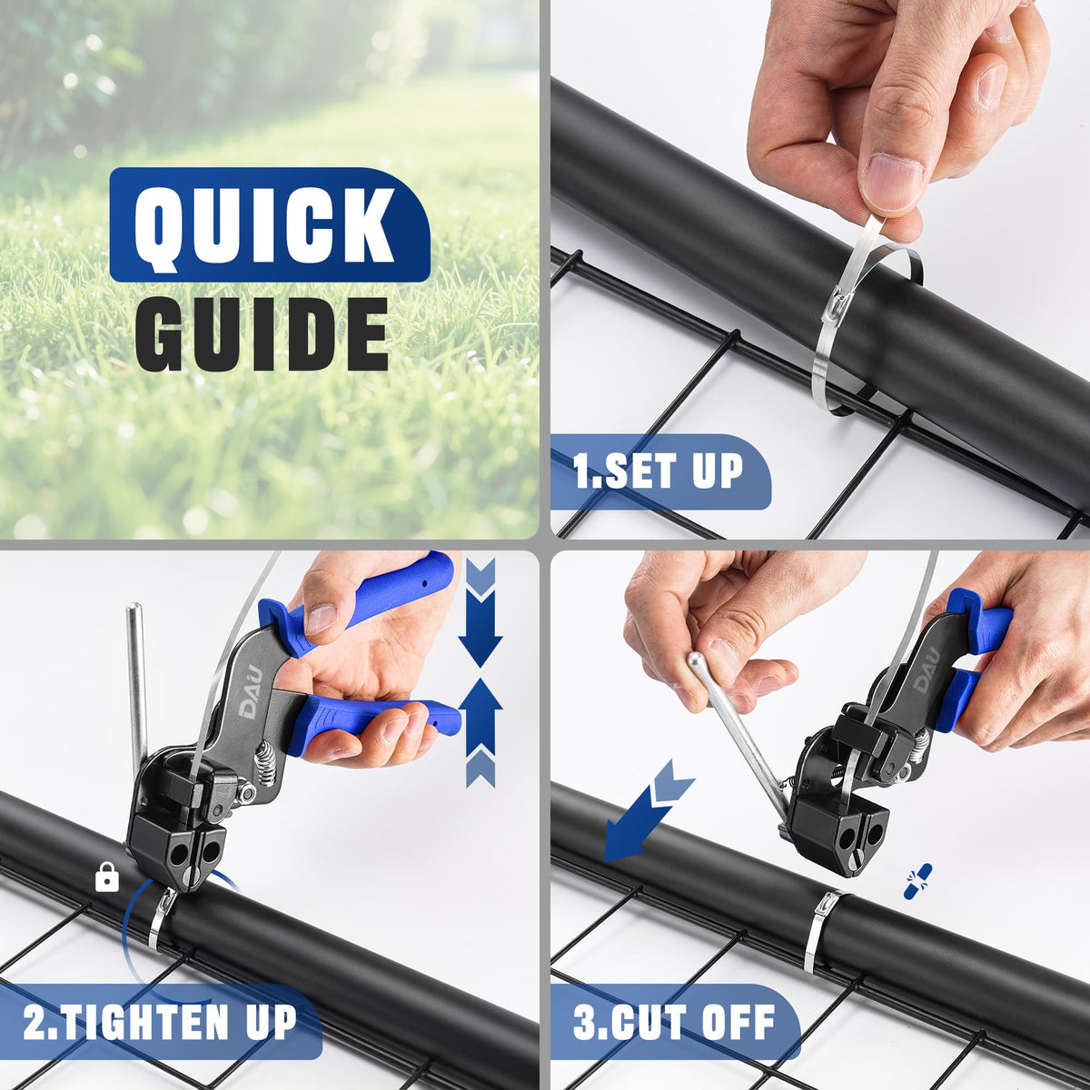 DAU kit packed in carrying bag, keeps tools organized on the job