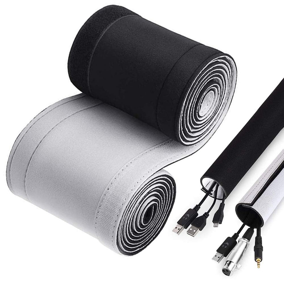 Davidsons Collection neoprene sleeve overview shows neat, protected cords.