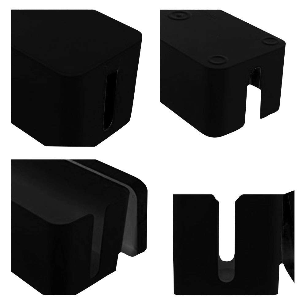 Davimaxium finished black design blends with modern desks.