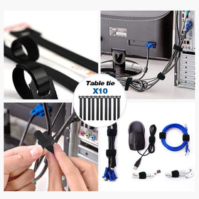 Davimaxium two cable cutouts on opposite sides aid routing