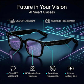 DaxinSanXin AI Smart Glasses translation with ChatGPT for real time multilingual conversations
