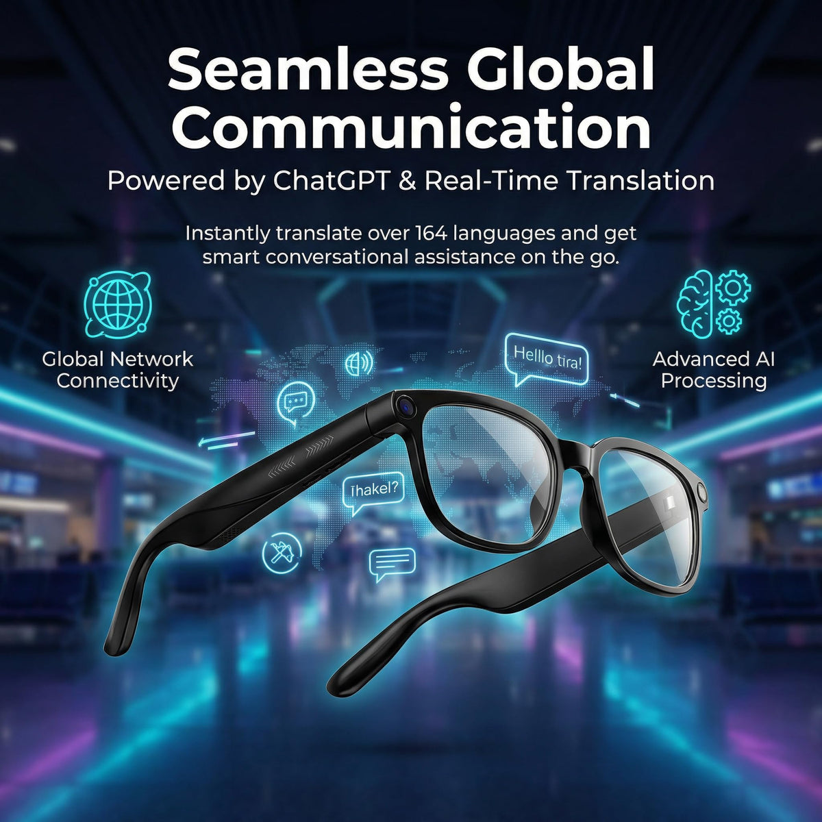DaxinSanXin AI Smart Glasses UV protection for sunny outdoor runs