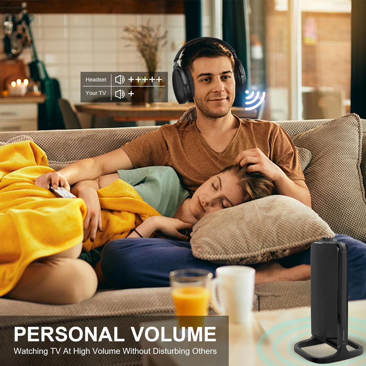 Daysnew side profile showing retractable headband for adjustable fit benefit