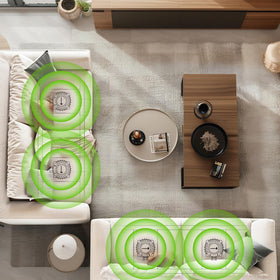 BST-1 mounting options offer versatile placement for any room.