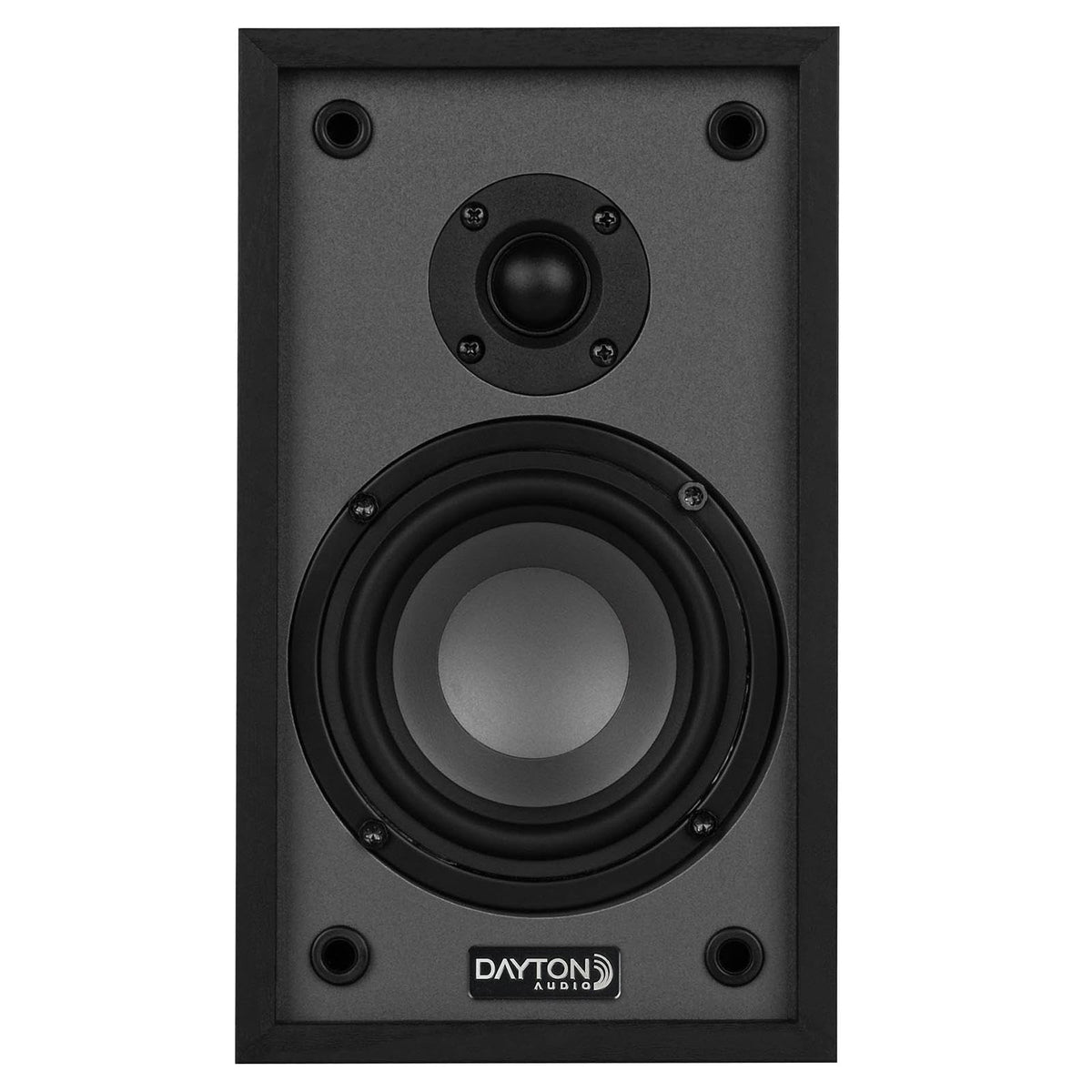 Dayton Audio Classic B40 back panel illustrating passive design for easy amp pairing