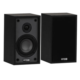 Dayton Audio Classic B40 front view displaying compact bookshelf design for versatile listening